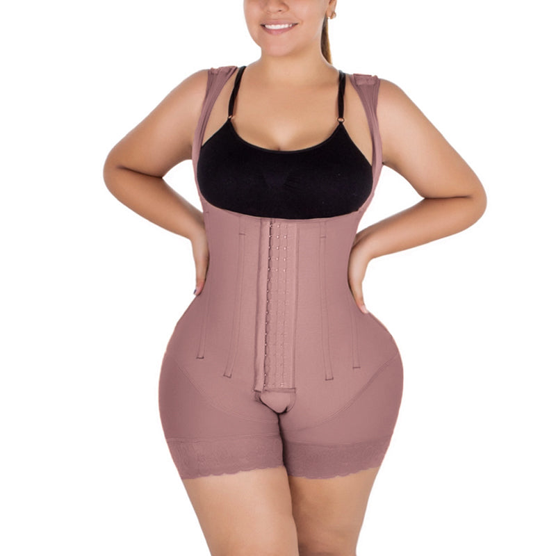 Professional Strong Pressure Body Shaper Fishbone Shapewear PostpartumTummy Control Shapewear Slimming Fajas