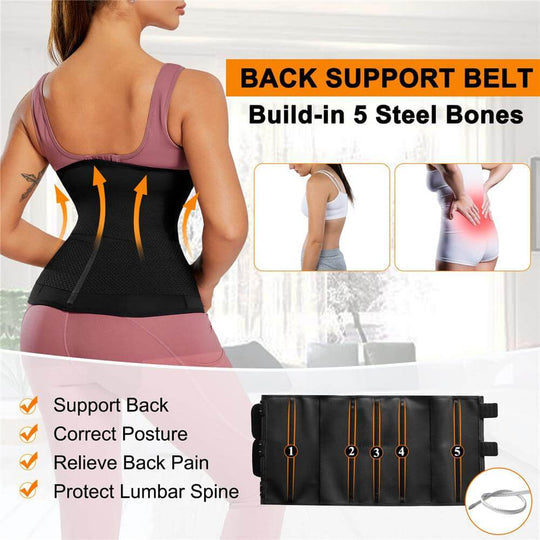 Women Sweat Workout Waist Cincher Belt