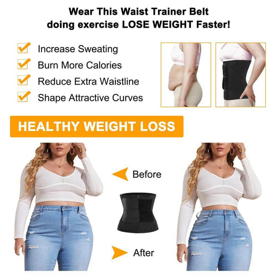 Women Sweat Workout Waist Cincher Belt