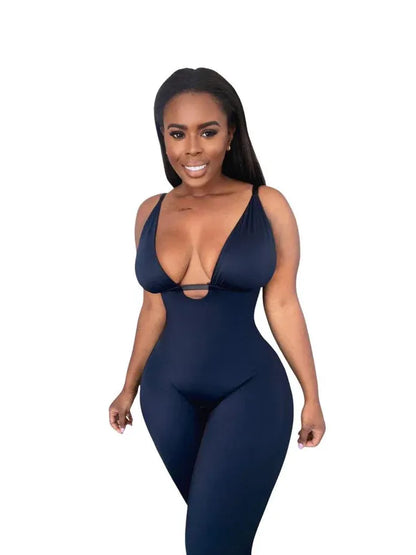 Plus Size Seamless Low Back Shapewear Bodysuit