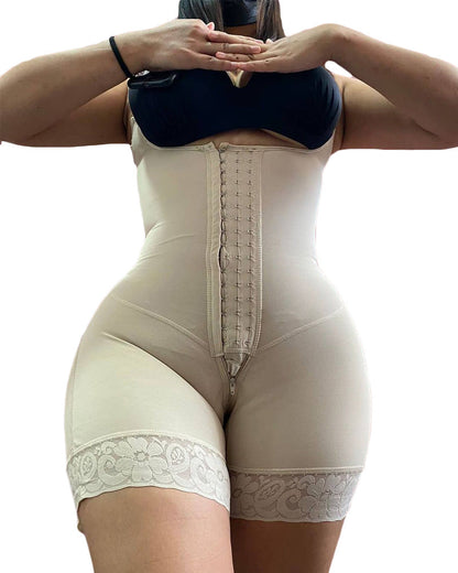 Double Compression BBL Butt Lifter Front Closure Tummy Control Shapewear Slimming Fajas