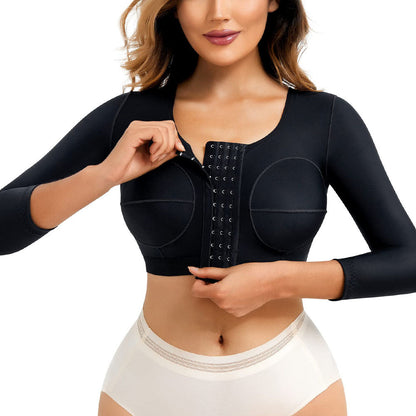 Women Post Surgery Upper Compression Shapewear with Front Closure