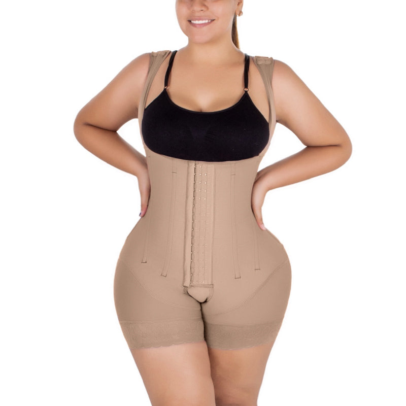 Professional Strong Pressure Body Shaper Fishbone Shapewear PostpartumTummy Control Shapewear Slimming Fajas