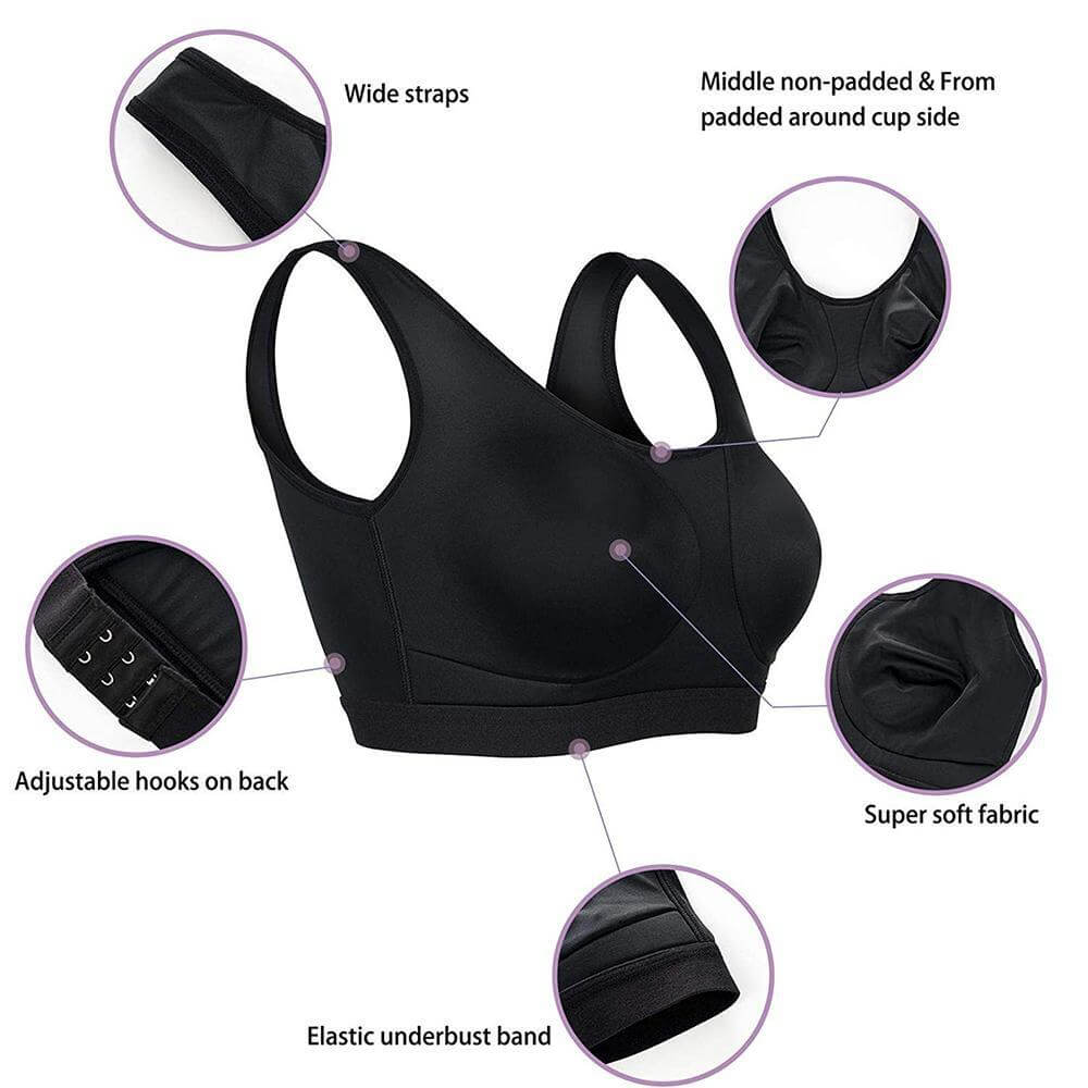 Wireless Padded Full Figure Support Bra