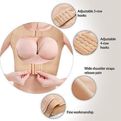 Women Post Surgical Push Up Bra Shapewear Tops