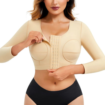 Women Post Surgery Upper Compression Shapewear with Front Closure