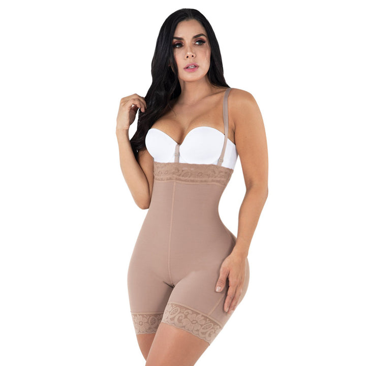 High Waisted Body Shaper Shorts Shapewear for Women Tummy Control Thigh Slimming Technology