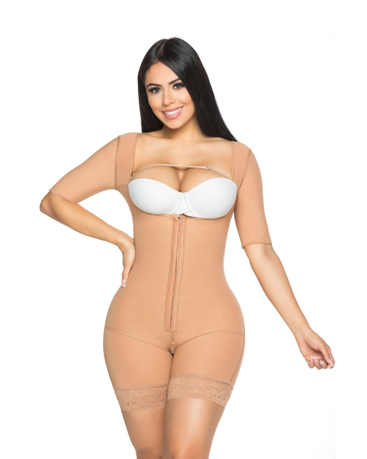 Ladies Open Chest Sleeves Bodysuit