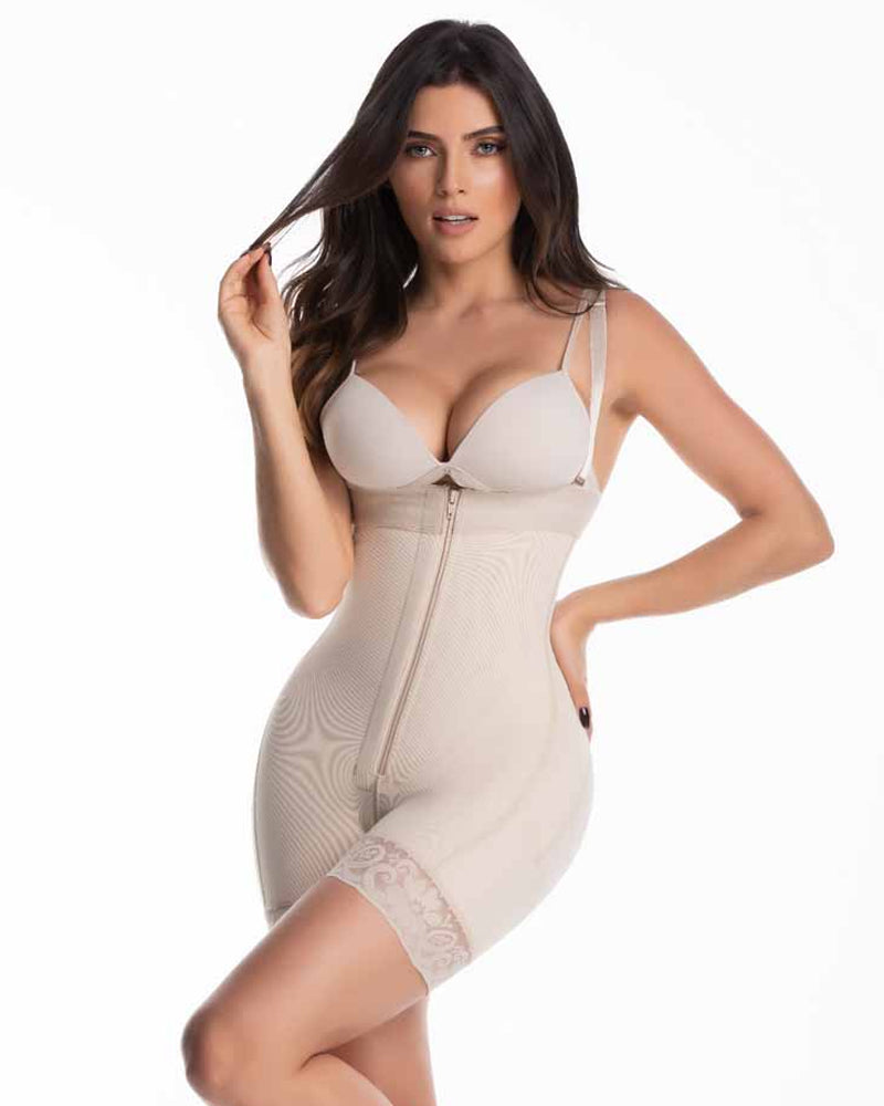 Women Postpartum Recovery Adjustable Shapewear Slimming Fajas Lace Body Shaper