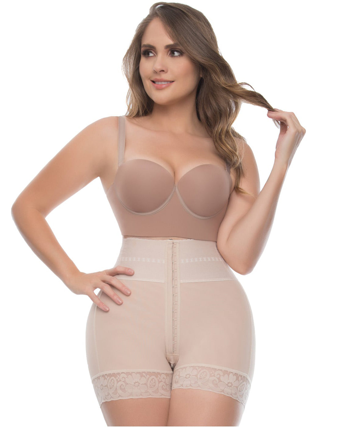 Butt Lifter Tummy Control High Waisted Mid Thigh Shaper Shorts