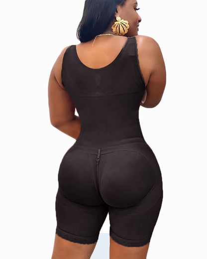 Post Liposuction Fajas Front Closure Hook-eye Double High Compression For Daily Life Charming Curves