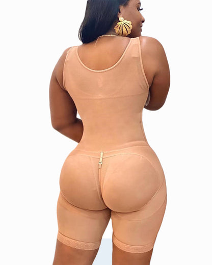 Post Liposuction Fajas Front Closure Hook-eye Double High Compression For Daily Life Charming Curves