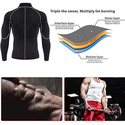 Men Neoprene Hot Sauna Jacket