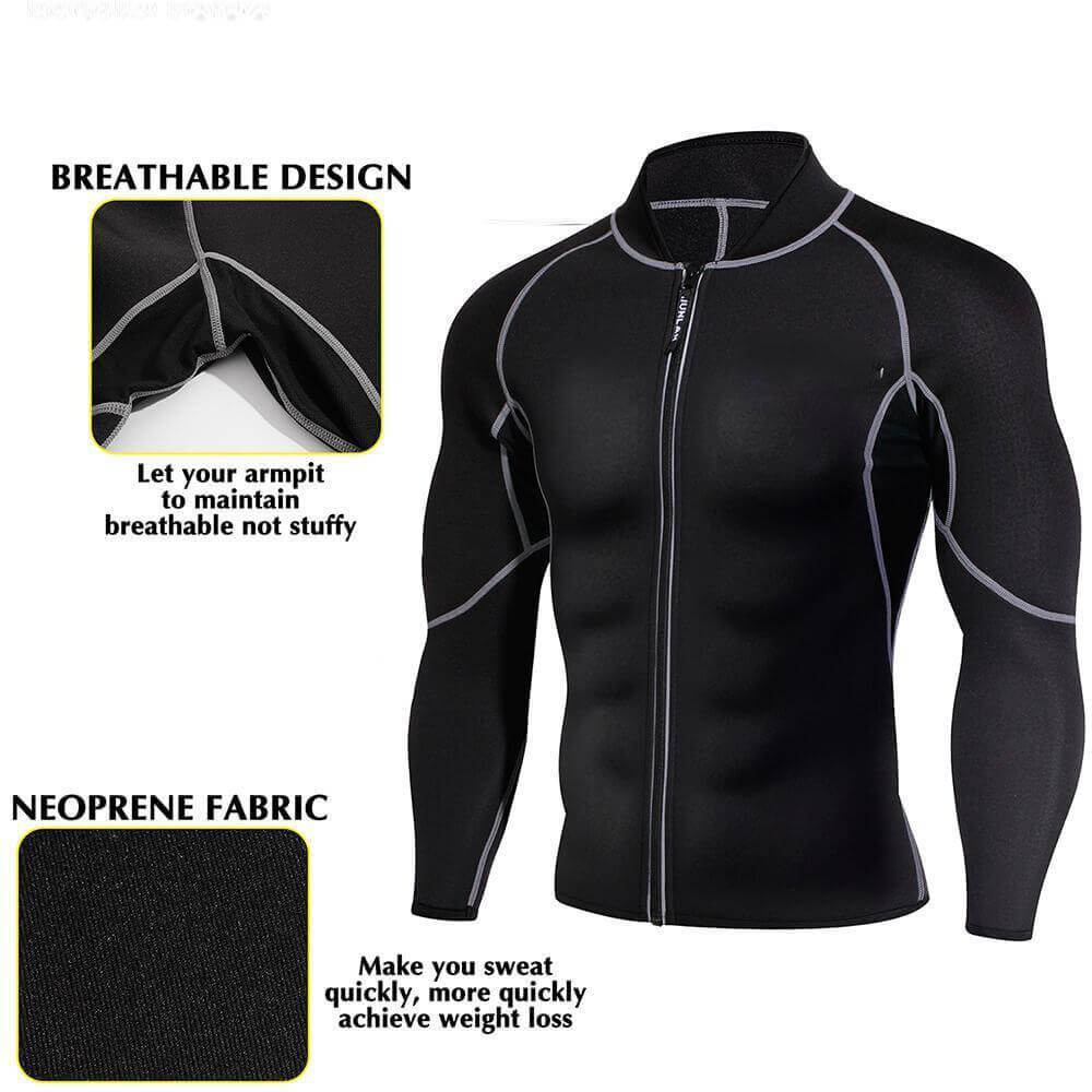 Men Neoprene Hot Sauna Jacket