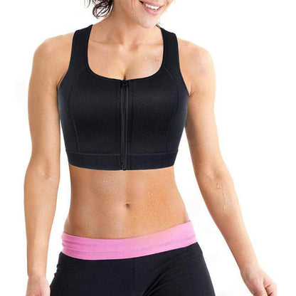 High Compression Bra Full Cup With Front-Zipper