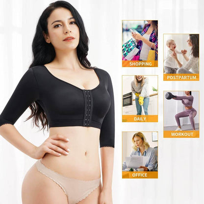 Arm Compression Post Surgery Front Closure Bra