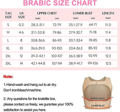 Women Post Surgical Push Up Bra Shapewear Tops