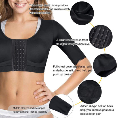 Arm Compression Post Surgery Front Closure Bra