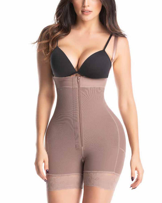 Women Postpartum Recovery Adjustable Shapewear Slimming Fajas Lace Body Shaper