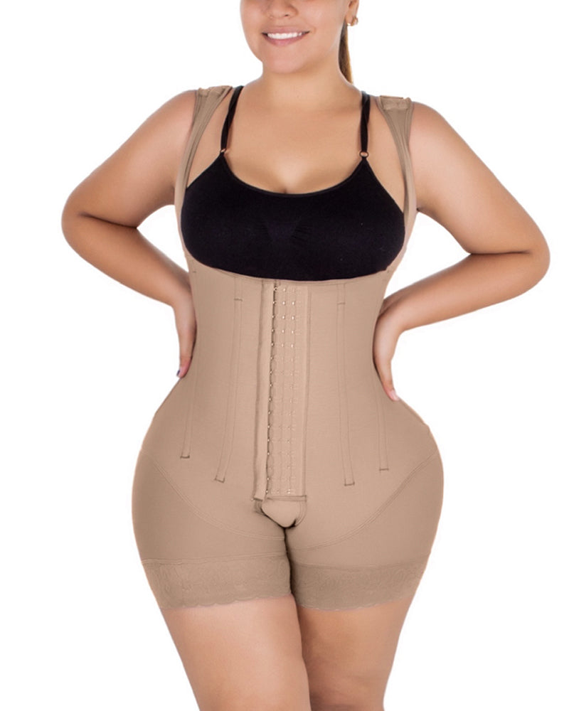 Professional Strong Pressure Body Shaper Fishbone Shapewear PostpartumTummy Control Shapewear Slimming Fajas