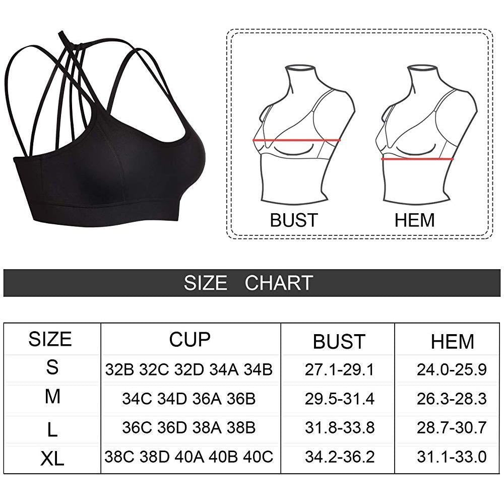 Women's Breathable Bralette Sports Bra