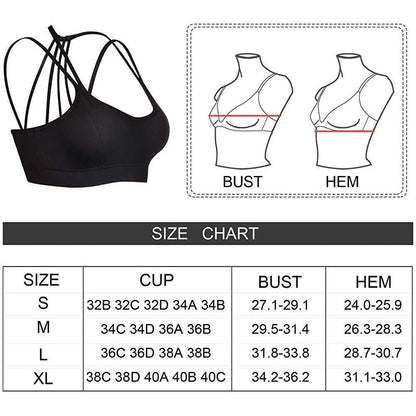 Women's Breathable Bralette Sports Bra