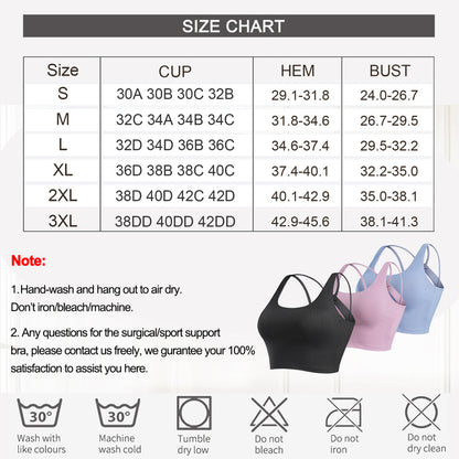 Women Sports Bra Strappy Wirefree Padded