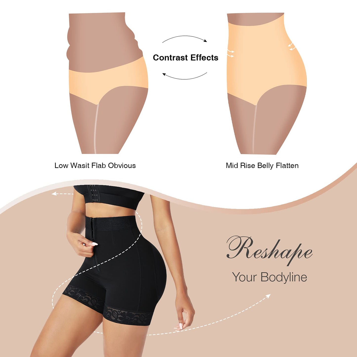 Body Shaper for Women Butt Lifting