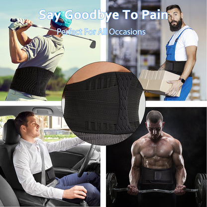 Men 360° Lumbar Support Adjustable Belt Special for Lower Back Pain Relief