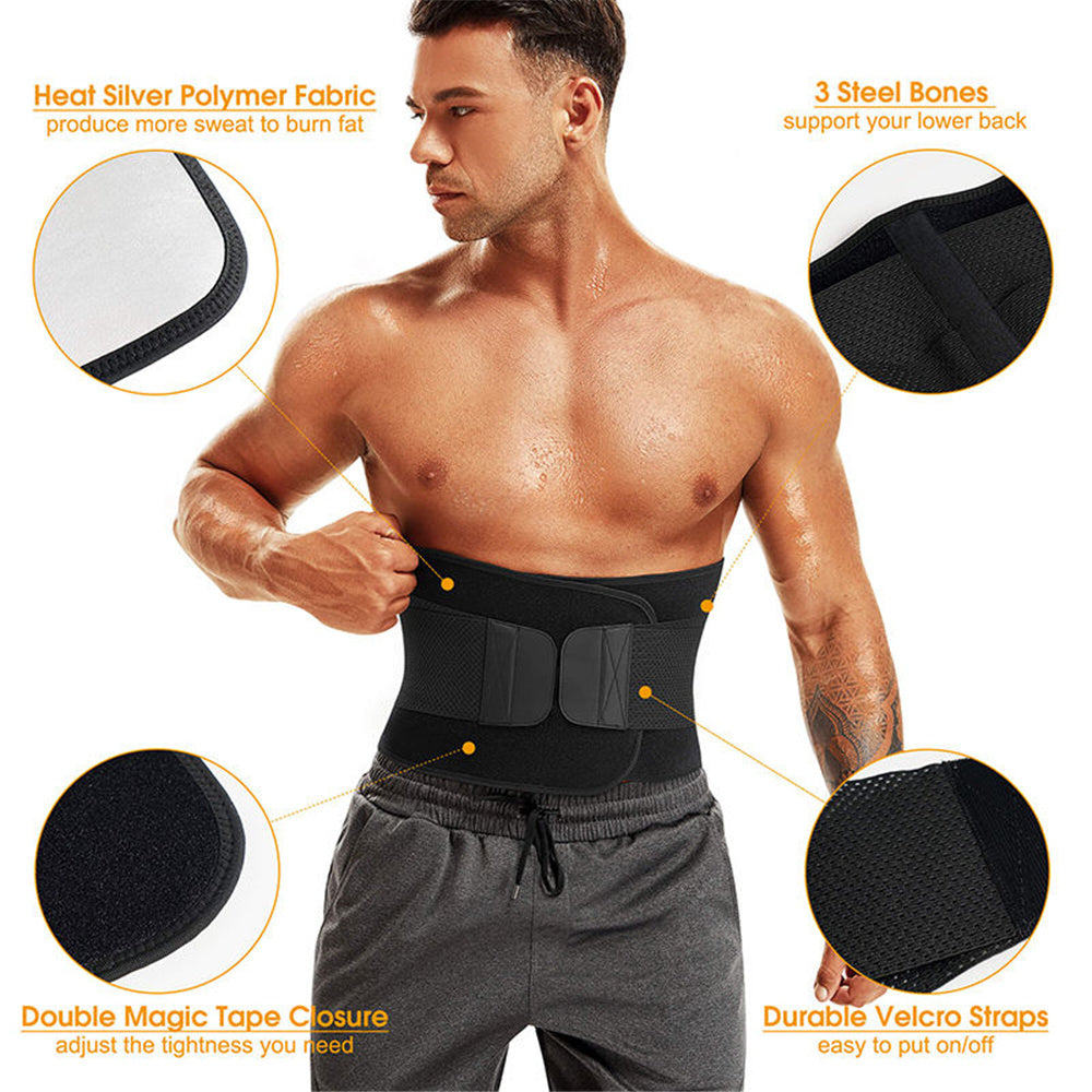 Men Upgraded Slimming Hot Sweat Waist Cincher