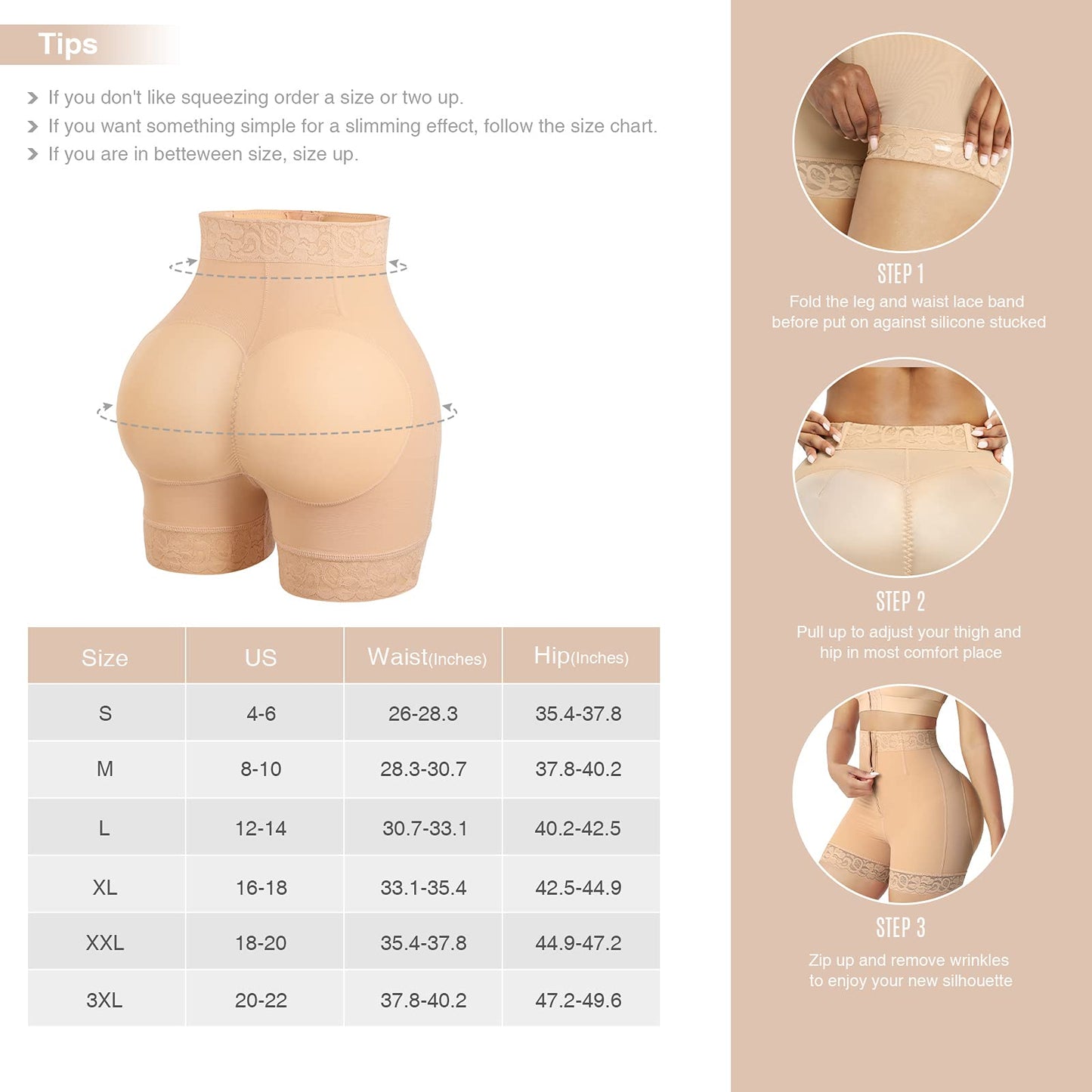 Body Shaper for Women Butt Lifting