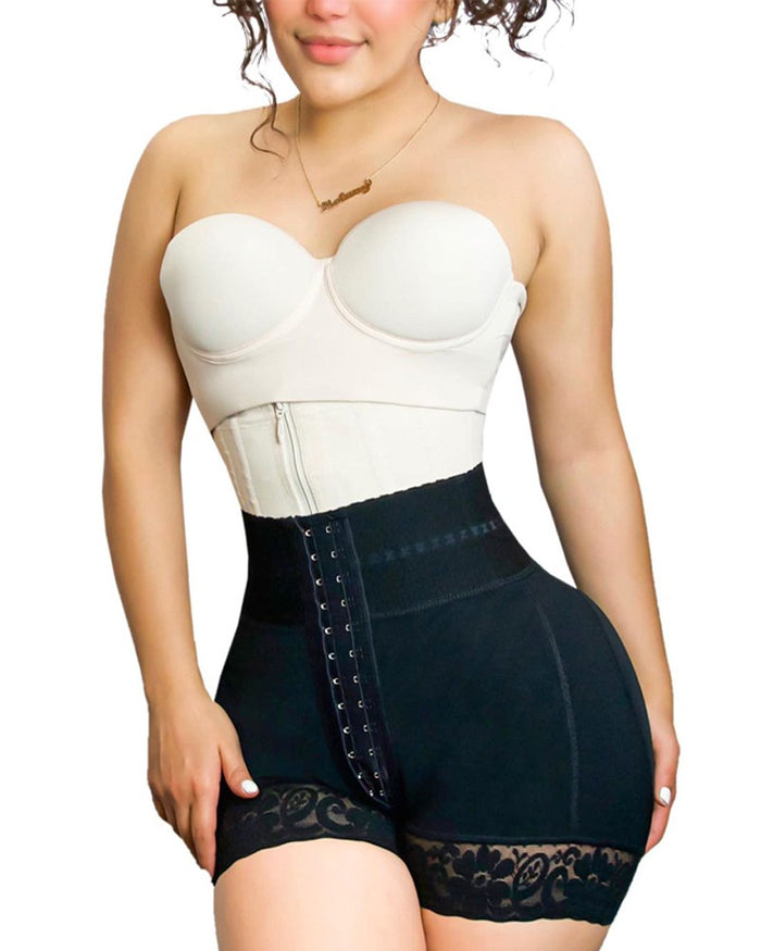 Butt Lifter Tummy Control High Waisted Mid Thigh Shaper Shorts