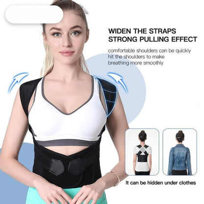 Adjustable Back Posture Belt Office Home Gym Unisex