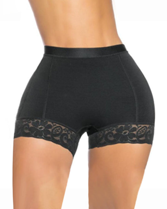 Buttock Lifter Shorts With Silicone Lace Butt Seamless Hip Enhancer Panties