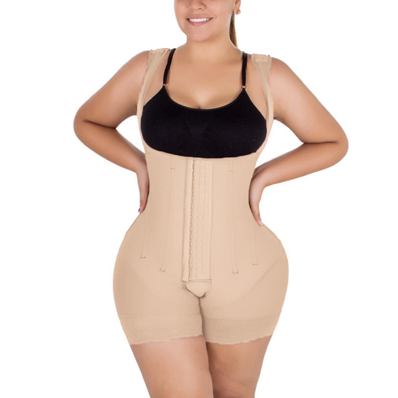 Professional Strong Pressure Body Shaper Fishbone Shapewear PostpartumTummy Control Shapewear Slimming Fajas