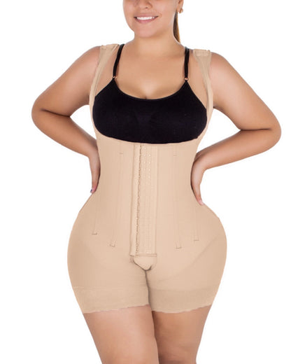 Professional Strong Pressure Body Shaper Fishbone Shapewear PostpartumTummy Control Shapewear Slimming Fajas