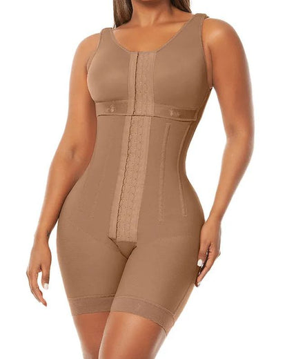 Postpartum Fajas Colombianas Overbust Hook and Eye Control Body Shaper with Bones